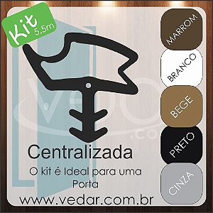 Kit - Borracha de Vedação Encaixe Frontal para 1 (uma) porta