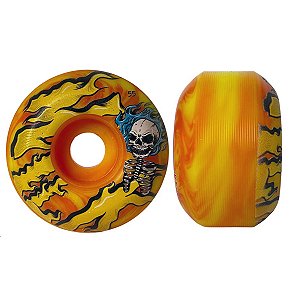 Roda Milk Burning Skull Yellow