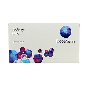 LENTES DE CONTATO COOPERVISION BIOFINITY TORIC | Ótica Vila Sônia