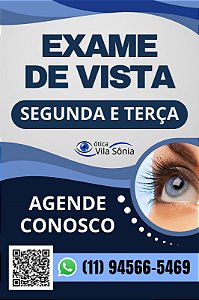 EXAME OPTOMÉTRICO E VISTA