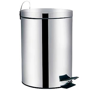 LIXEIRA INOX C/PEDAL 5L AGA MOR