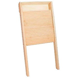 ESFREGADEIRA DE ROUPA 33X62CM MADEIRA