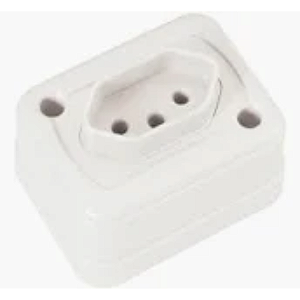 TOMADA SOB 10A 2P+T RETANG TRAMONTINA