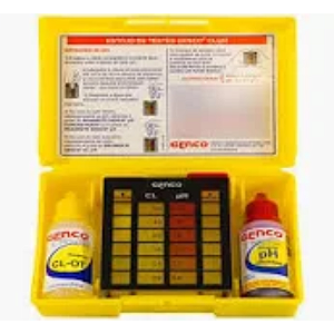 KIT DE TESTE ESTOJO PH CLORO GENCO/NETUNO