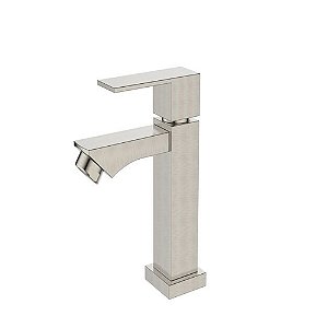 TORNEIRA PIA ACO ESCOVADO BICA BAIXA ECONOMETAL EB-95060