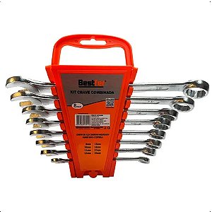 JOGO CHAVE COMBIN 08PC 08A19MM 8PCS BFER .