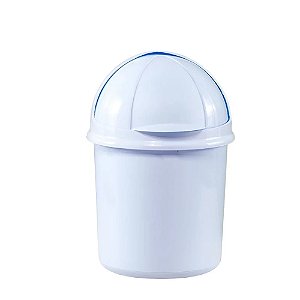 LIXEIRA RETRATIL 4,1L BRANCA PLASVALE