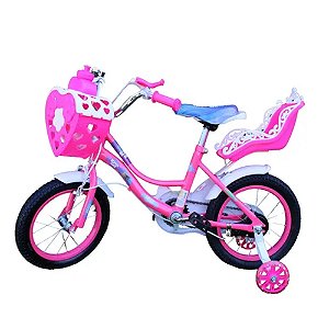 BICICLETA ARO14 ROSA ELITE POLAK .