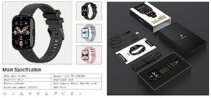 Relogio Smartwatch ZW01 S