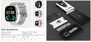 🕐 Relógio Smart PEJE ZW01 Pro