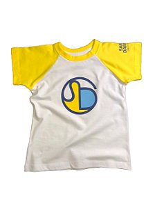 CAMISETA MANGA RAGLAN  - (100% ALGODÃO ORGÂNICO ) - Educação Infantil Sarah