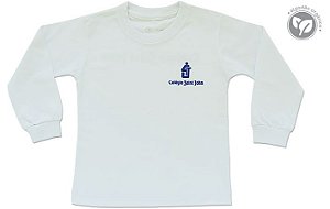 SJ CAMISETA MANGA LONGA (ECOLÓGICA - (ALGODÃO ORGÂNICO)