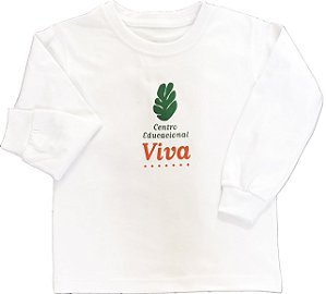 CAMISETA MANGA MANGA LONGA - 100% ALGODÃO ORGÂNICO VIVA