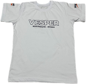 RR CAMISETA VESPER - ENSINO MEDIO -100% ALGODÃO ORGÂNICO