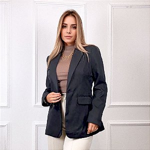 Blazer Alfaiataria Forrado Dress Code