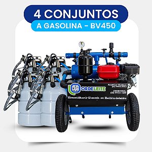 ORDENHADEIRA CARRELO BV450 4 CONJUNTOS MOTOR A GASOLINA