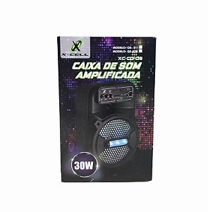 MINI CAIXA DE SOM, MARCA X-CELL. MOD. XC-QS-828