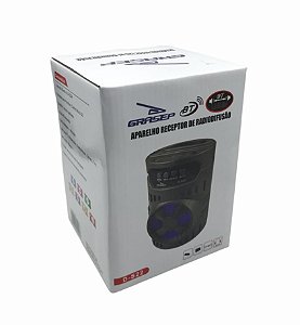 CAIXA DE SOM 10W RMS BLUETOOTH/ FM/ TF/ AUX/ USB GRASEP D-S22