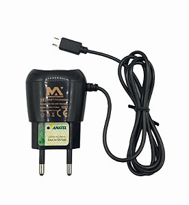 CARREGADOR DE CELULAR 5V 2.1A MICRO USB V8 SAQUINHO MAXMIDIA MAX-CAR97