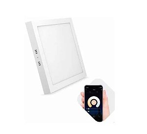 LUMINARIA SMART WI-FI QUADRADA DE SOBREPOR 18W 3000-6500K ELGIN