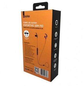 FONE DE OUVIDO ESPORTIVO SEM FIO BASIKE BA-FON6674