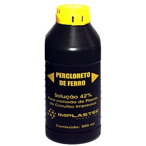 PERCLORETO DE FERRO SOLUCAO 42% 500ML IMPLASTEC