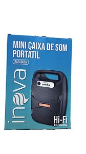 MINI CAIXA DE SOM PORTÁTIL INOVA RAD-8655