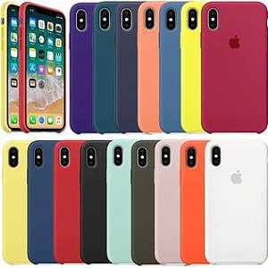 CAPA CASE AVELUDADA BLISTER IPH XS MAX ( CORES SORTIDAS ) MASCULINO