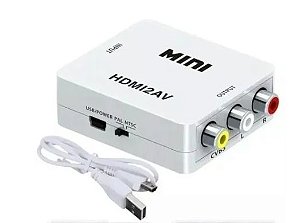 CONVERSOR DE HDMI PARA RCA AV - HDMI2AV