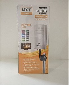 ANTENA AMPLIF. VHF/UHF/HDTV/FM INTERNA/EXTERNA 25DB MDTV-600
