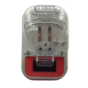 CARREGADOR UNIVERSAL USB COM LCD SEGURO INOVA CAR- Z7003