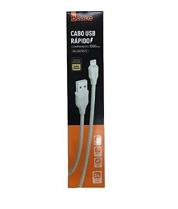 CABO USB 2,4A LIGHTNING BASIKE 1M BA-CBO9972
