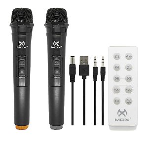 CAIXA DE SOM AMPLIFICADA TROLLEY 10000W PMPO MOX MO-TS1545