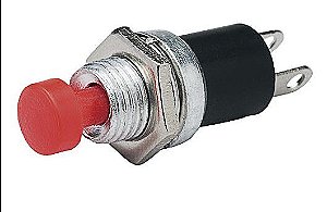 CHAVE PUSH BUTTON 1A 125V 5A 250 2 TERMINAIS (N.F.) MOD: PBS-102105