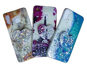 CAPA TRANSPARENTE PERSONALIZADA COM SUPORTE MOTOROLA G6 PLUS