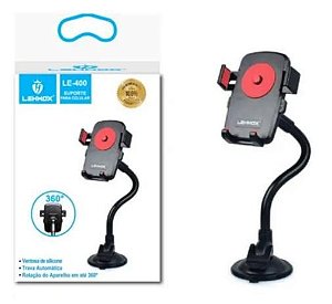 SUPORTE VEICULAR AUTOMOTIVO TRAVA AUTOMATICA LEHMOX LE-400