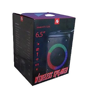 CAIXA DE SOM WIRELESS 6.5 20W KTS-1238