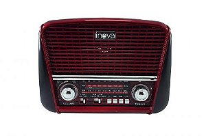 RADIO PORTATIL C/ 3 BANDAS FM/ AM/ SW - USB/ SD/ TF C/ LANTERNA INOVA RAD-8392