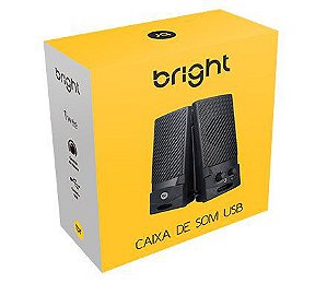 Mini Subwoofer Bright 2.1, USB - 0590 - Lognet Informática - Loja