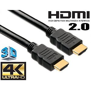 CABO HDMI 4K ULTRA HD 3D 1.8M PRO ELETRONIC CAHD-2018/2GB