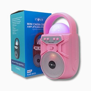 CAIXA DE SOM BLUETOOTH / USB/ TF/ FM 6W INOVA RAD-9025