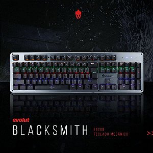 TECLADO GAMER MECANICO EVOLUT BLACKSMITH EG-208