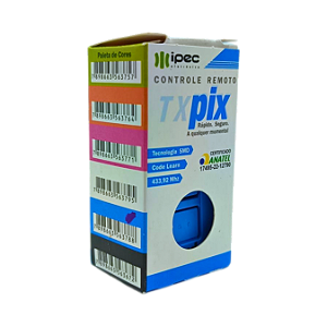TXPIX - CONTROLE REMOTO -  433,92mhz SAW - AZUL