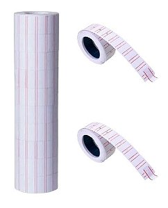 BOBINA DE ETIQUETAS DE PAPEL NAO IMPRESSA PAC C/ 10 UND SR-900