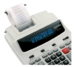 CALCULADORA DE MESA VISOR BOB LEVE 12 DIGITOS ELGIN MR 6124