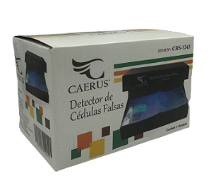 DETECTOR DE CEDULAS FALSAS CAERUS CRS-1243