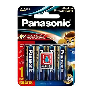 PILHA PANASONIC ALCALINA PREMIUM EVOLTA  AA  L4 P3  (03897) LR6EGR/L4P3