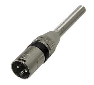 PLUG CANNON PRETO CORPO METALICO COM MOLA