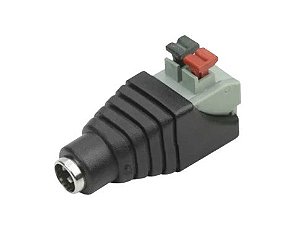 PLUG JACK J4 2.1 FEMEA COM BORNE ENGATE RAPIDO