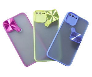 CAPA 2 EM 1 PROTETOR DE CAMERA E SUPORTE SAMSUNG A02S FEMININA